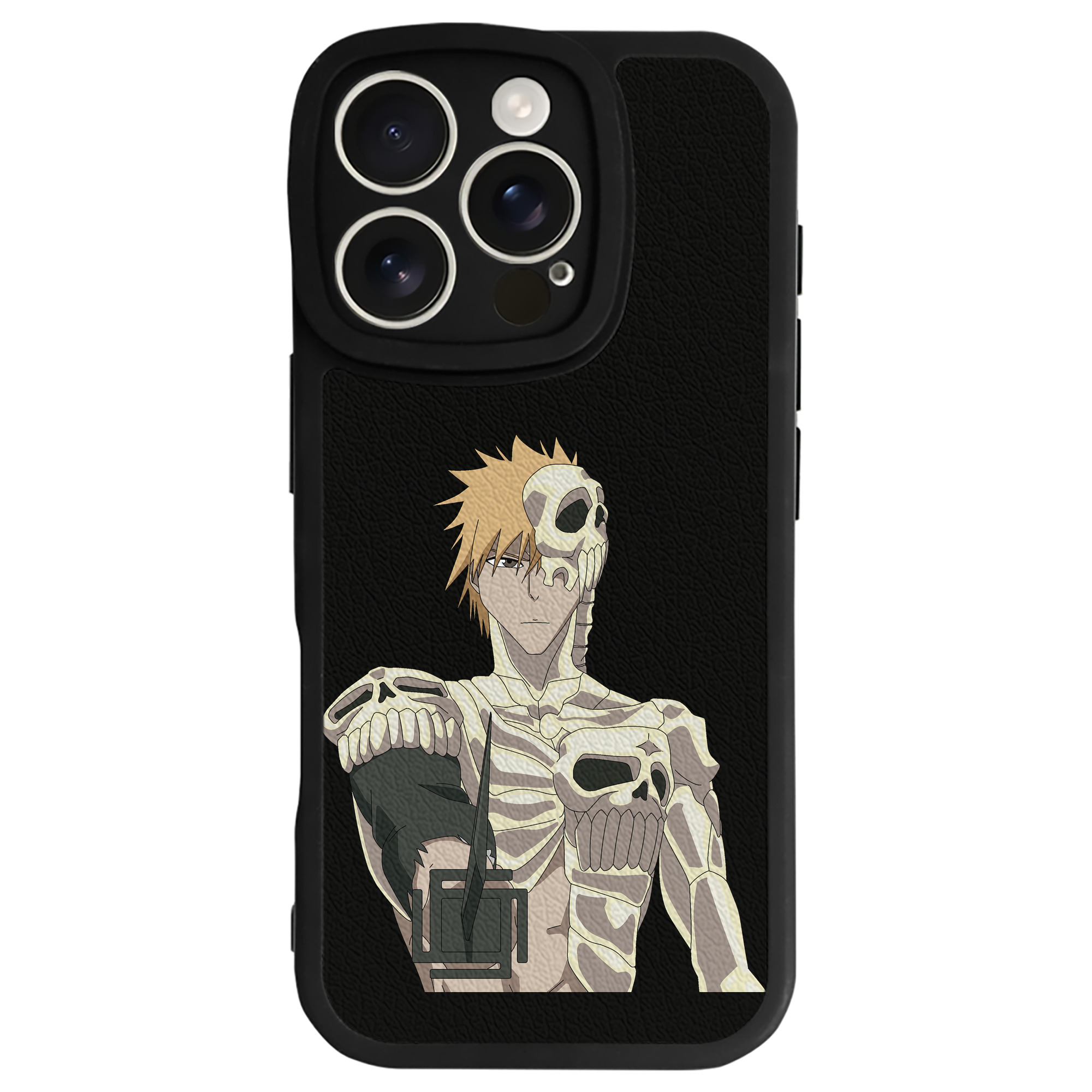 ブリーチ 黒崎一護（くろさき いちご）BLEACH Kurosaki Ichigo 【iPhone 16シリーズ対応】シリコンスマホケース（レザー調） 材質：シリコン